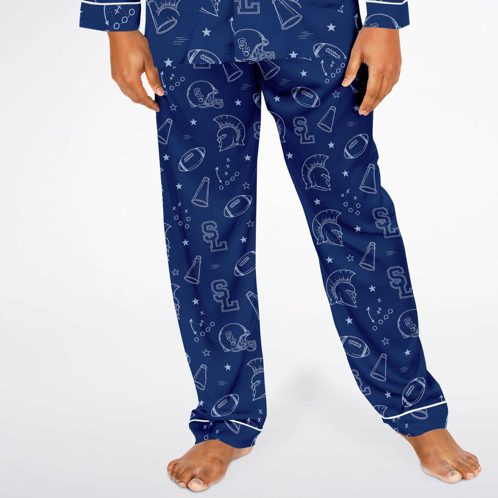 Midnight Huddle Men's Satin Pajamas