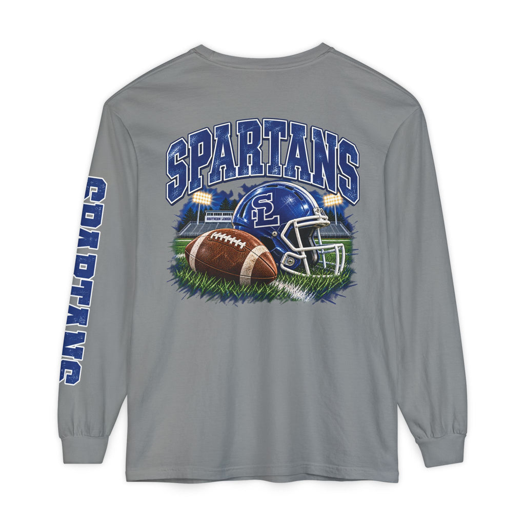 Spartan Football Vintage Long Sleeve T-Shirt