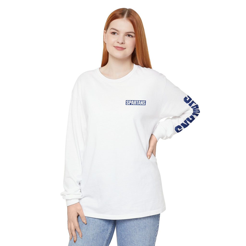 Spartan Football Vintage Long Sleeve T-Shirt