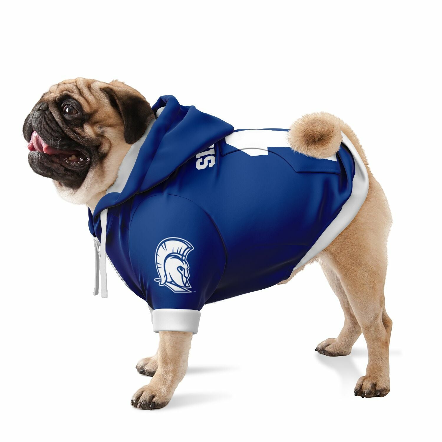 Spartans Player Dog Zip-Up Hoodie