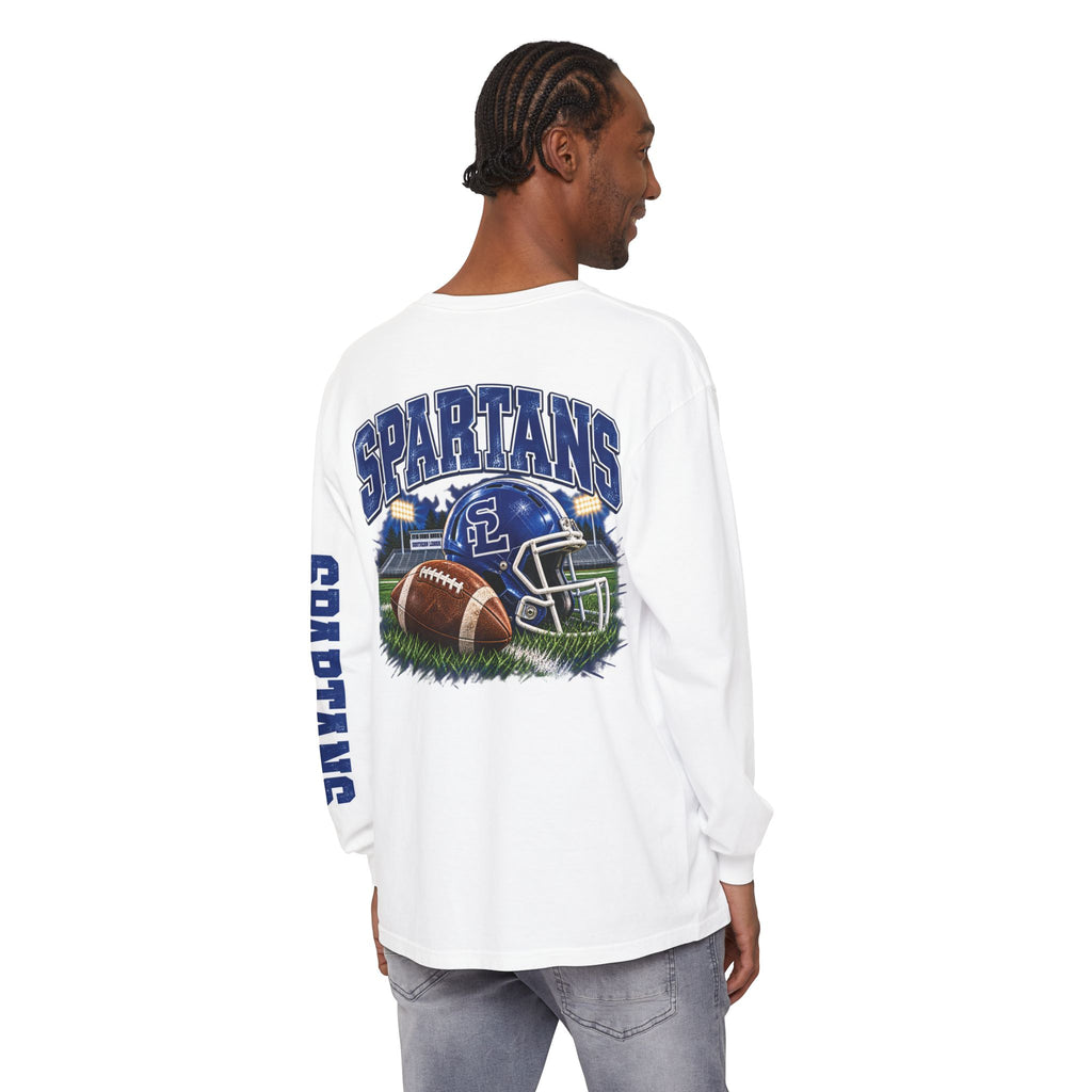 Spartan Football Vintage Long Sleeve T-Shirt