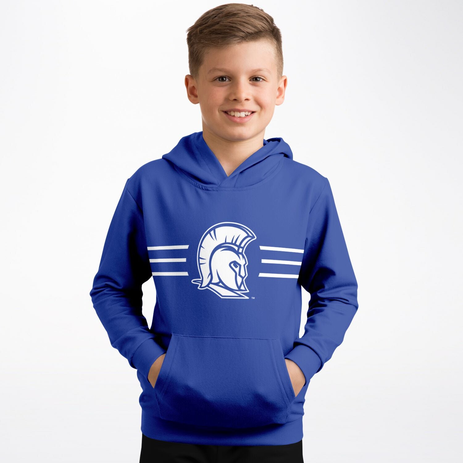 Traditional Blue Kids Hoodie