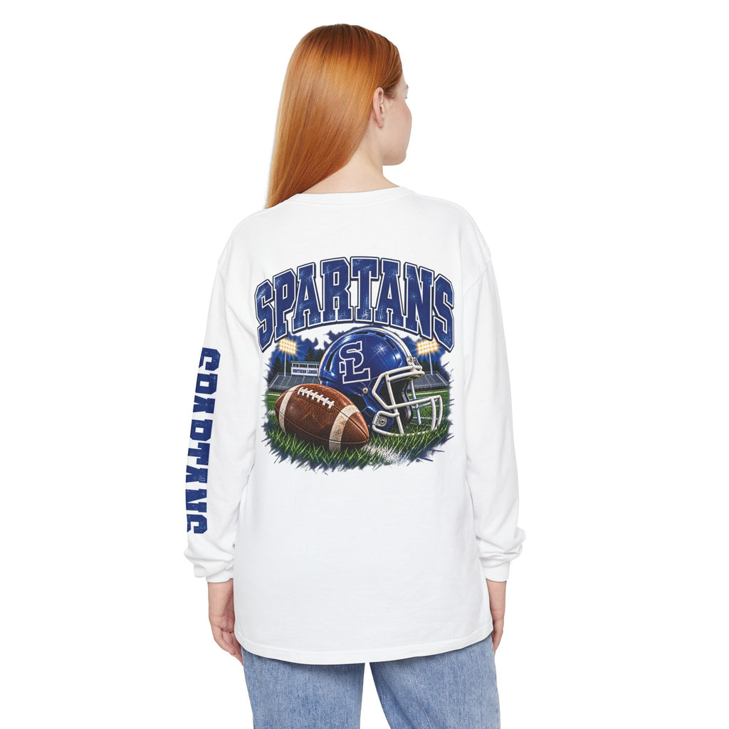Spartan Football Vintage Long Sleeve T-Shirt