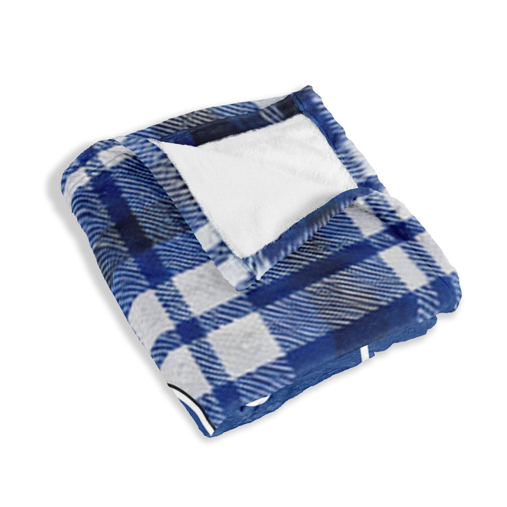 Spartan Pride Plaid Soft Flannel Blanket