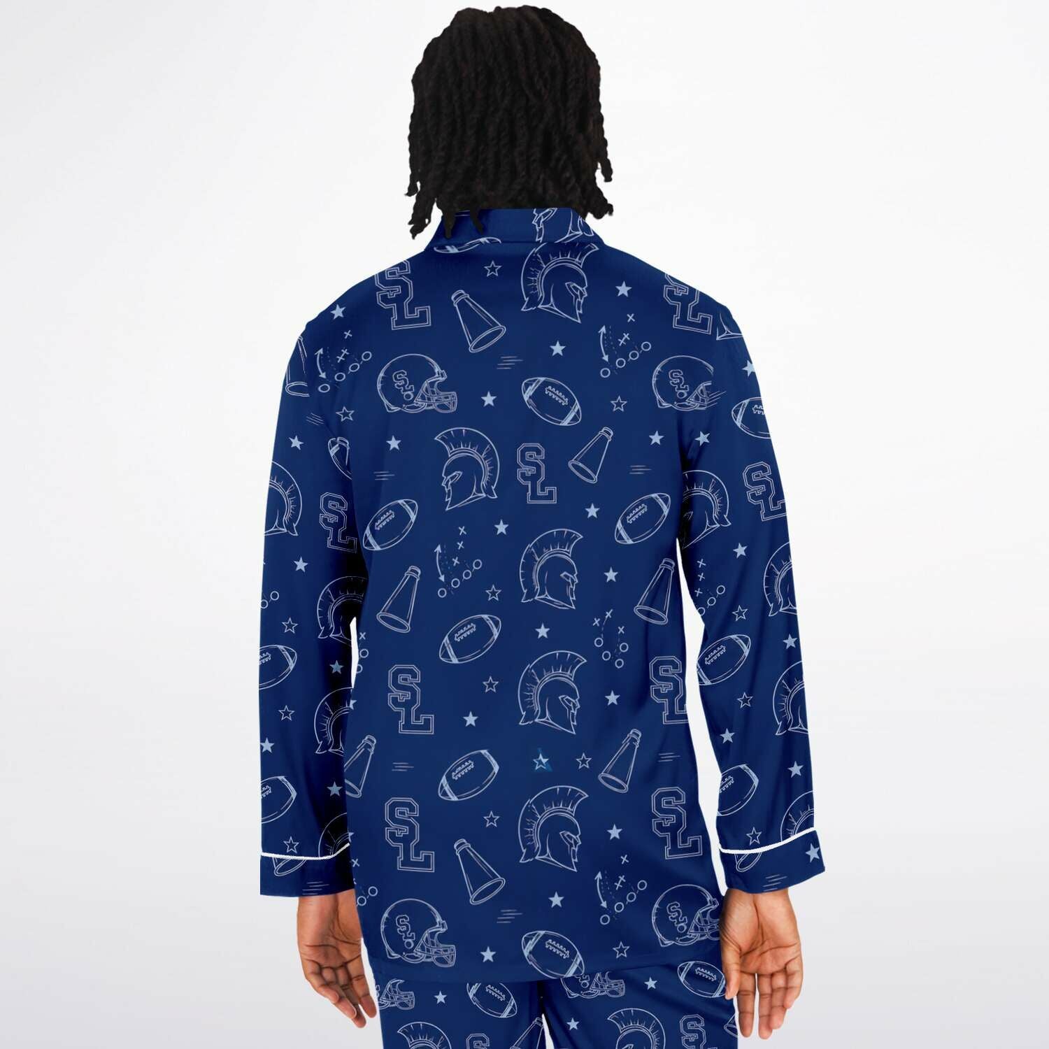 Midnight Huddle Men's Satin Pajamas