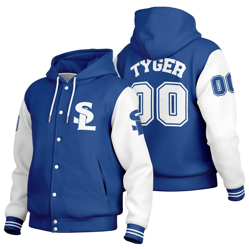 Personalized Heavyweight Hooded Baseball Jacket