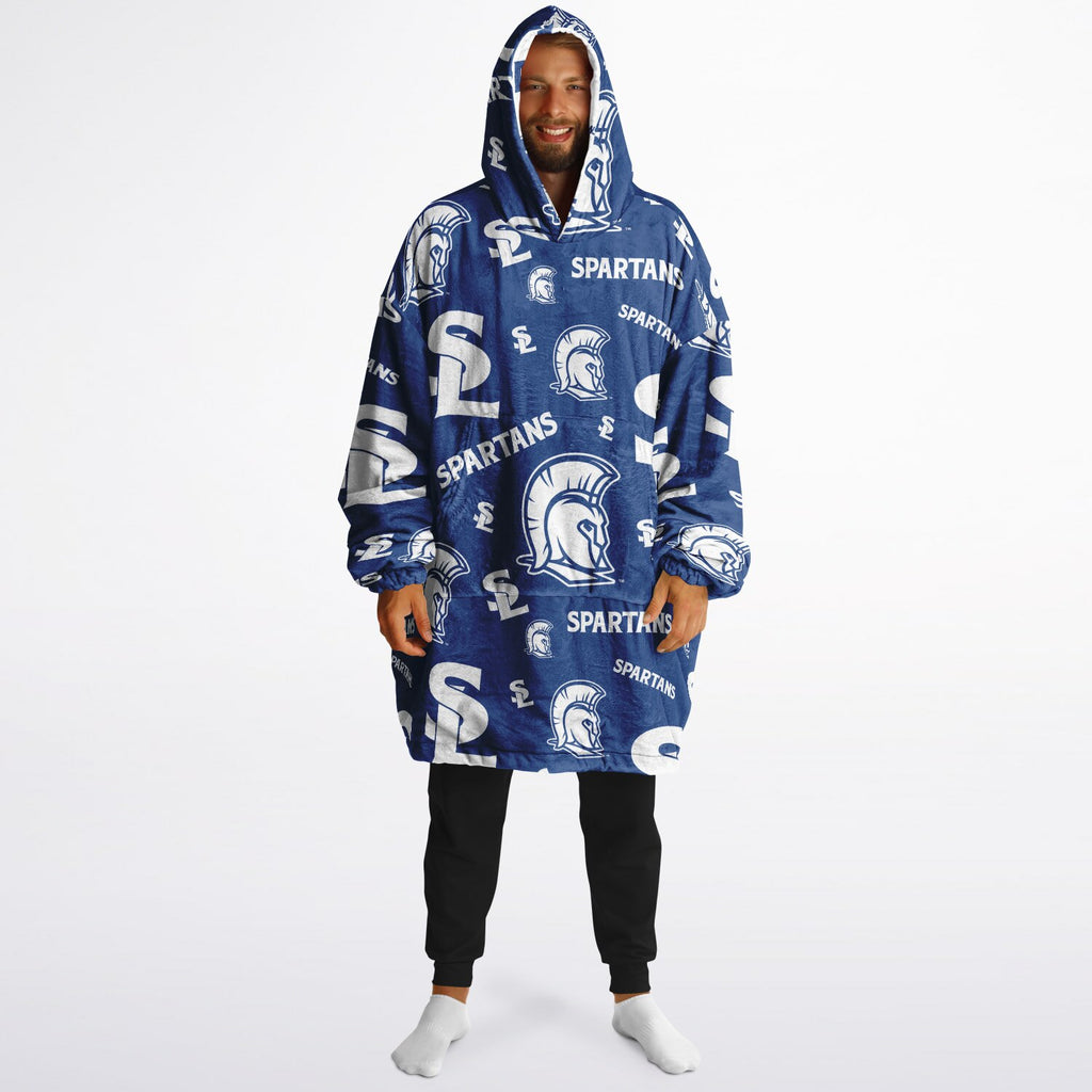 Pattern Reversible Snug Hoodie