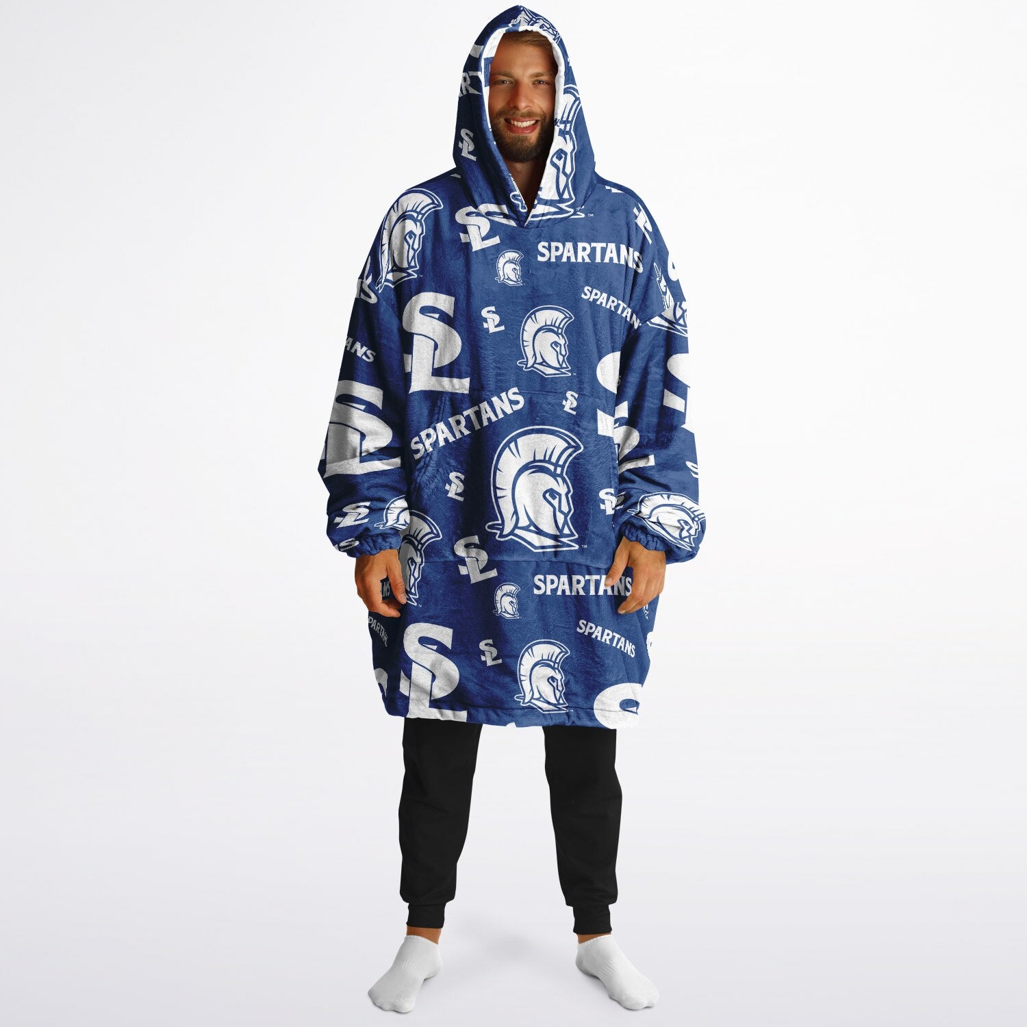 Pattern Reversible Snug Hoodie