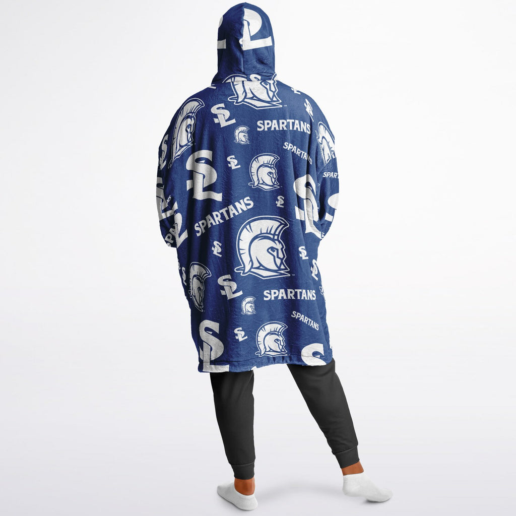 Pattern Reversible Snug Hoodie