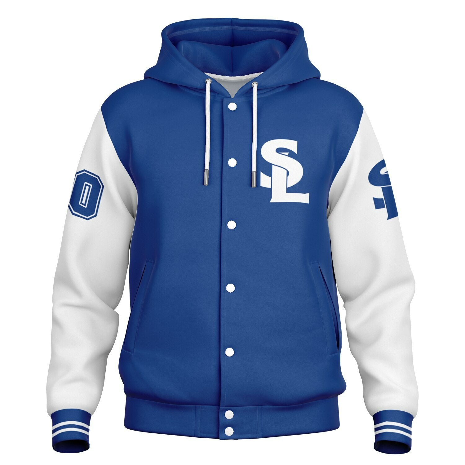 Personalized Heavyweight Hooded Baseball Jacket