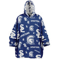 Pattern Reversible Snug Hoodie