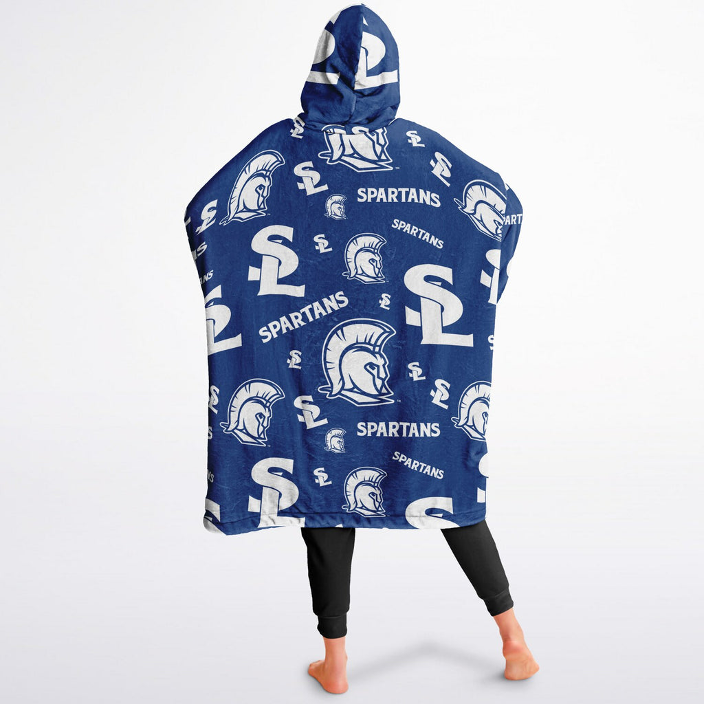 Pattern Reversible Snug Hoodie