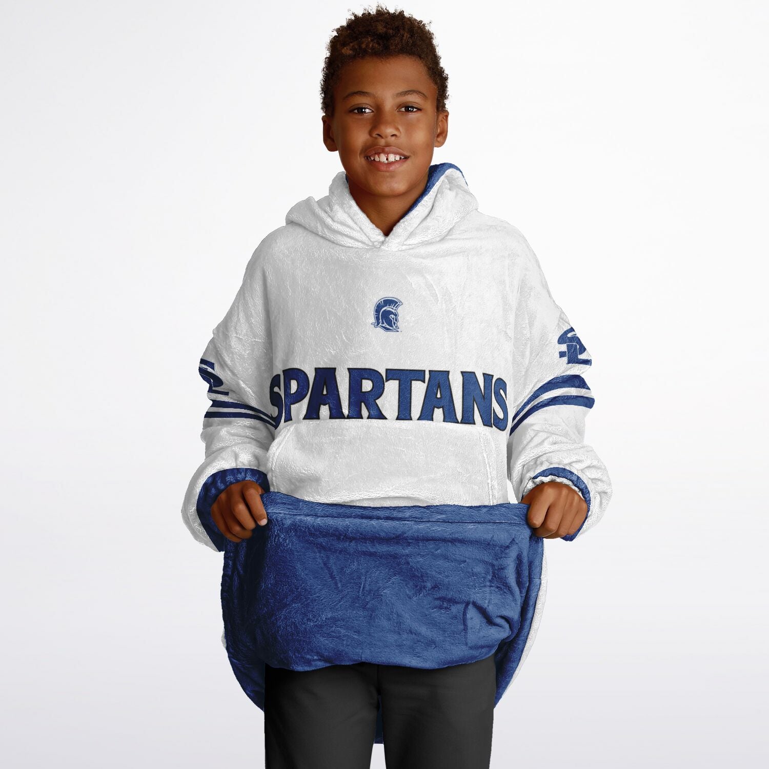 Youth Spartan Jersey Reversible Snug Hoodie