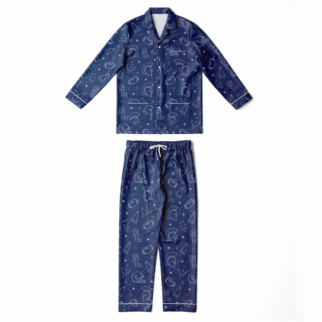 Midnight Huddle Men's Satin Pajamas
